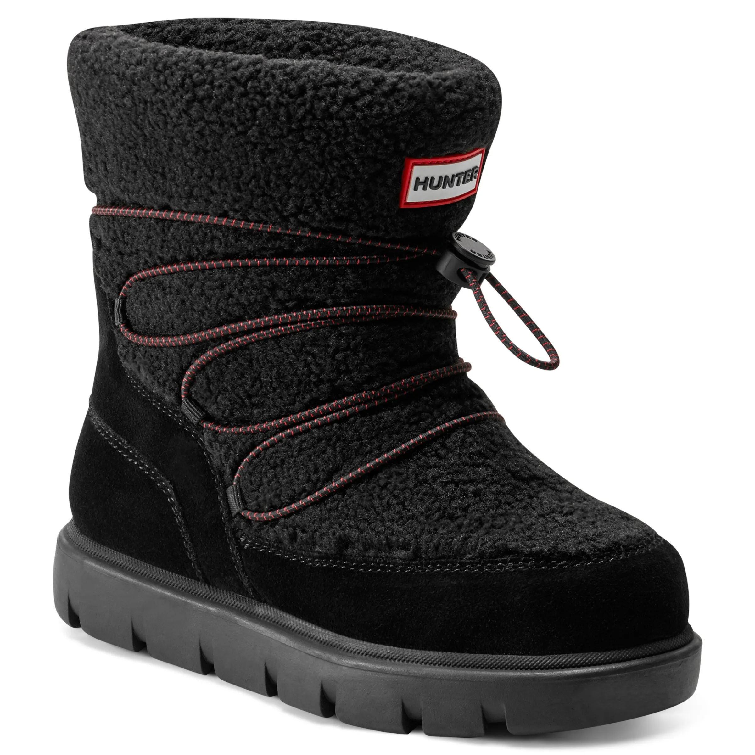 Big Kids Cozy Lug Sole Insulated Waterproof Snow Boots