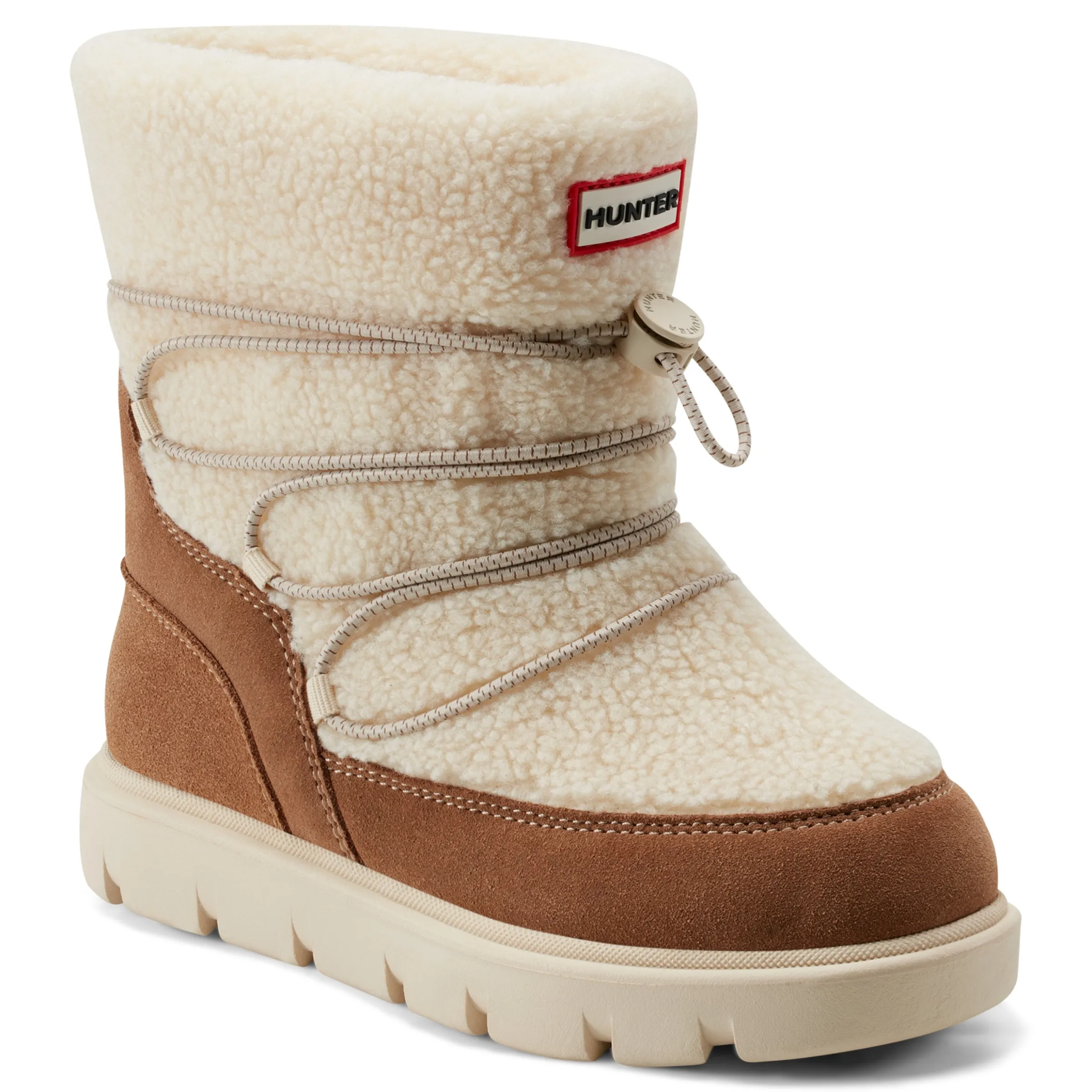 Big Kids Cozy Lug Sole Insulated Waterproof Snow Boots